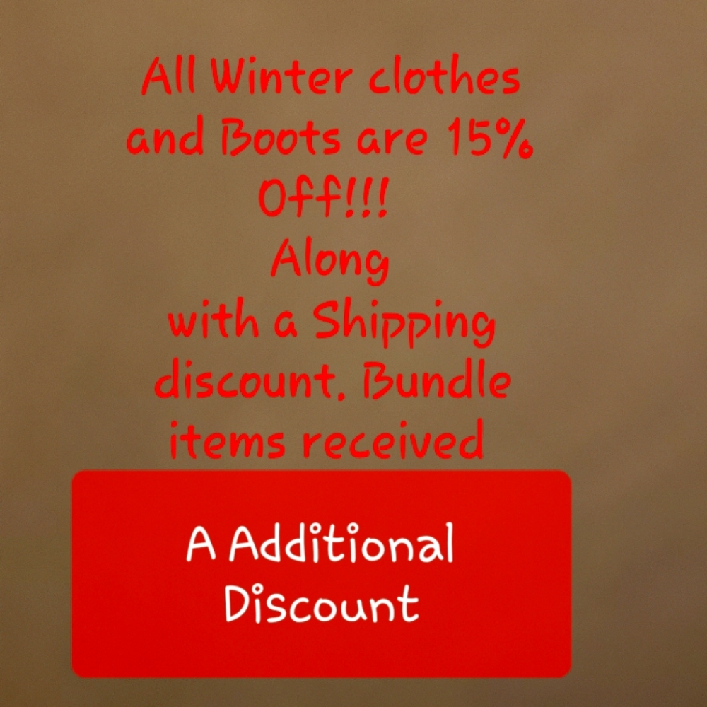 Winter Sale !!! Everything Must Go!!!